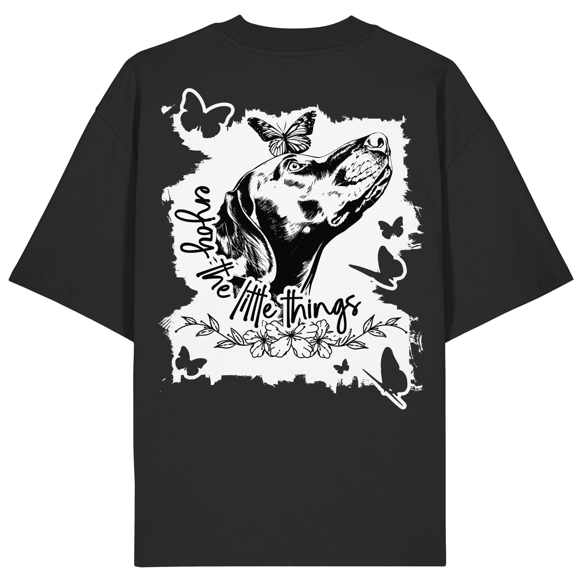 Weimaraner - enjoy the little things - Organic Oversize Shirt