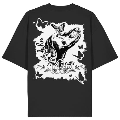 Weimaraner - enjoy the little things - Organic Oversize Shirt