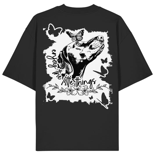 Weimaraner - enjoy the little things - Organic Oversize Shirt