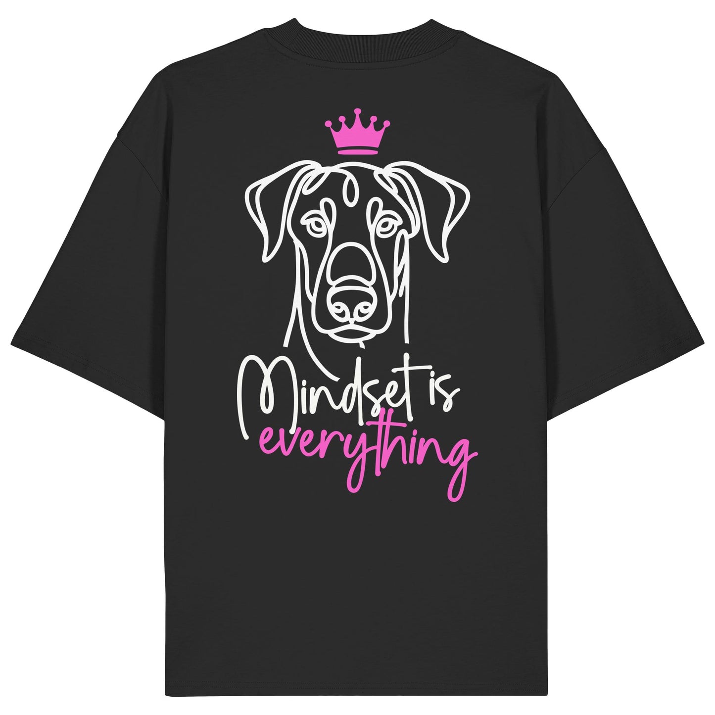 Dobermann - Mindset is everything - Organic Oversize Shirt