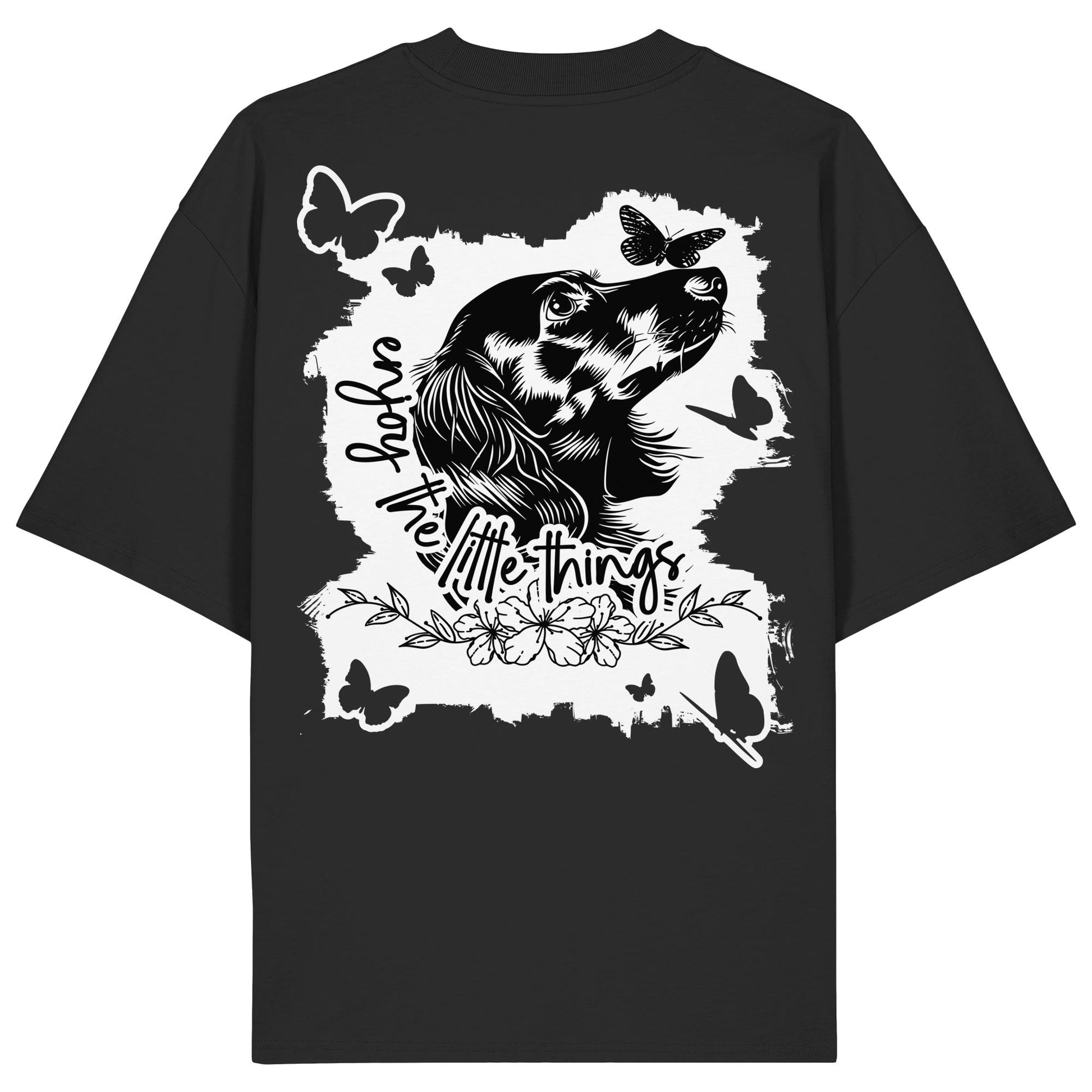 Dackel (Langhaar) - enjoy the little things - Organic Oversize Shirt