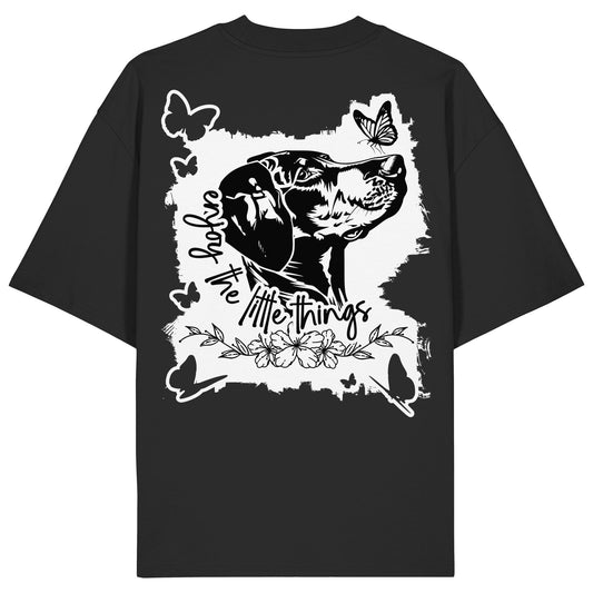 Dobermann - enjoy the little things - Organic Oversize Shirt