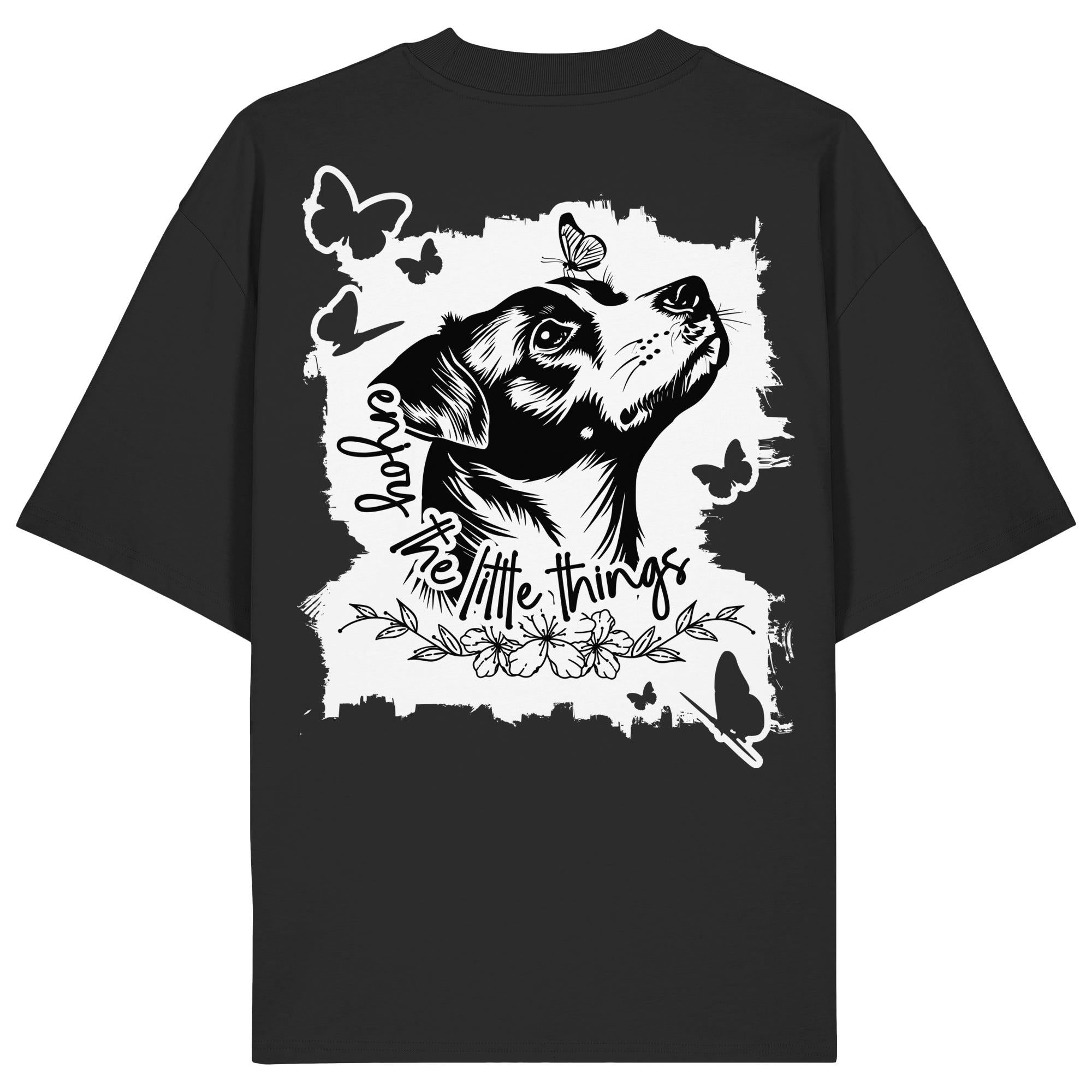 Jack Russell - enjoy the little things - Organic Oversize Shirt