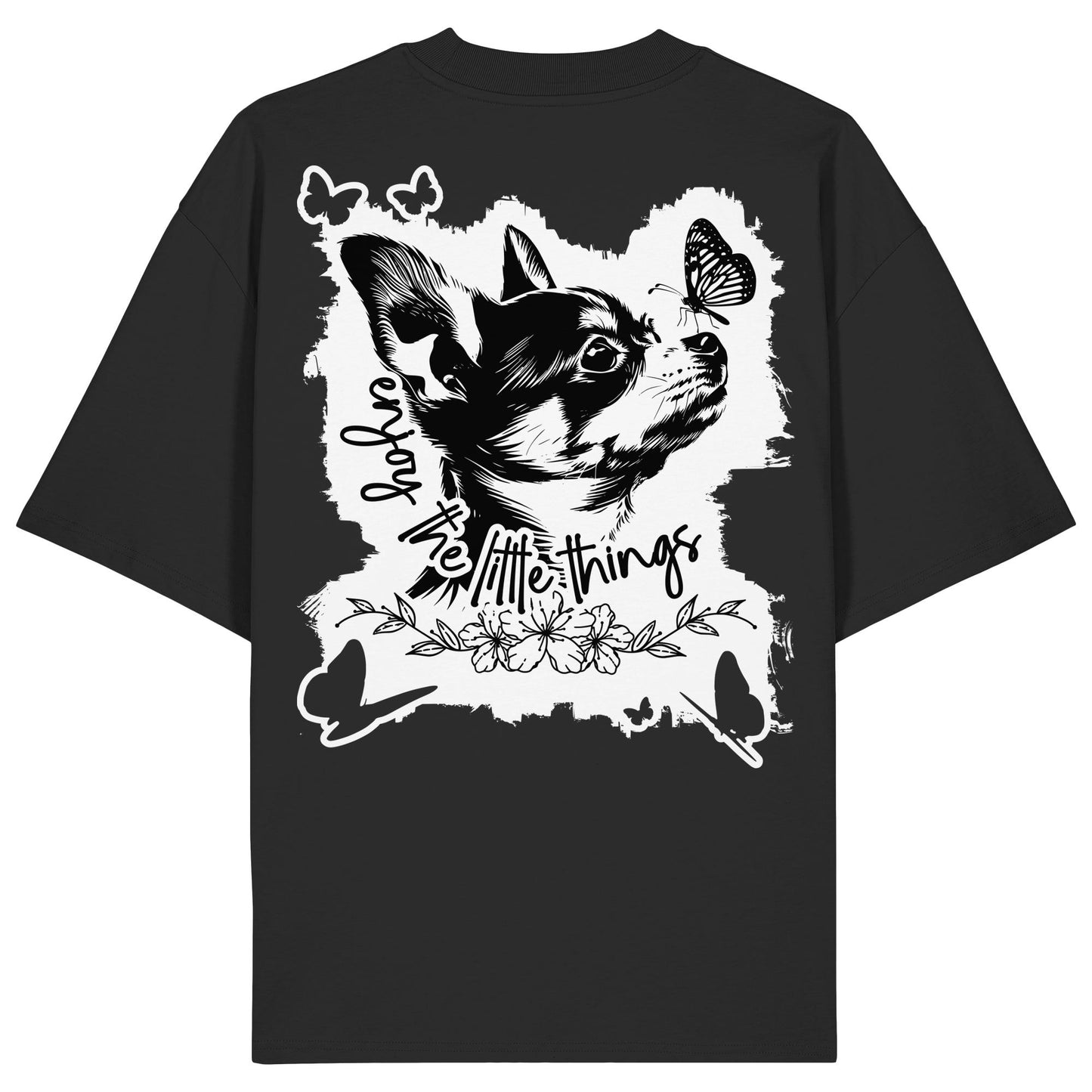 Chihuahua (Kurzhaar) - enjoy the little things - Organic Oversize Shirt