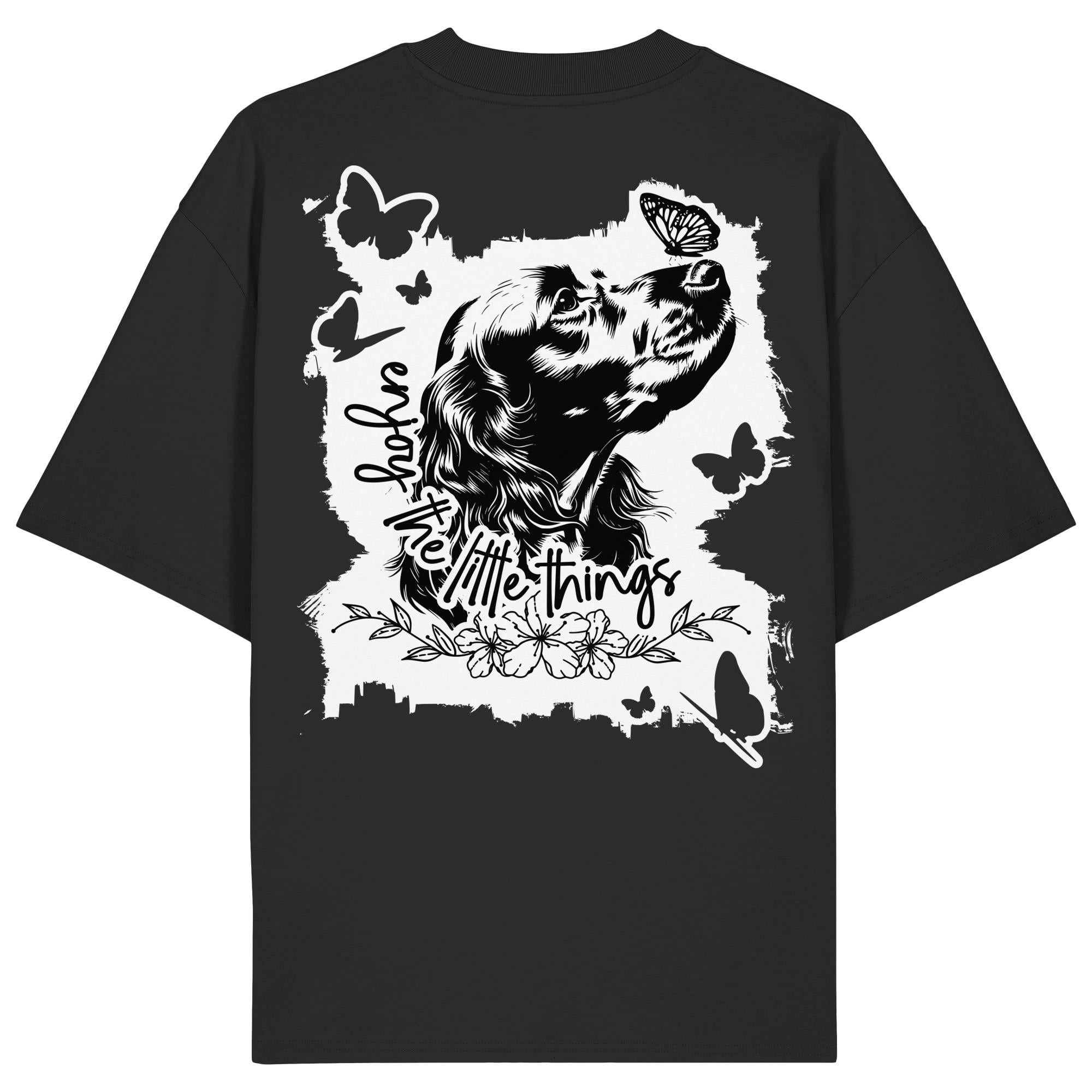 Cocker Spaniel - enjoy the little things - Organic Oversize Shirt