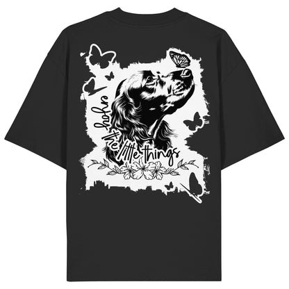 Cocker Spaniel - enjoy the little things - Organic Oversize Shirt