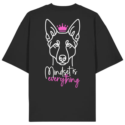 Australian Kelpie - Mindset is everything - Organic Oversize Shirt