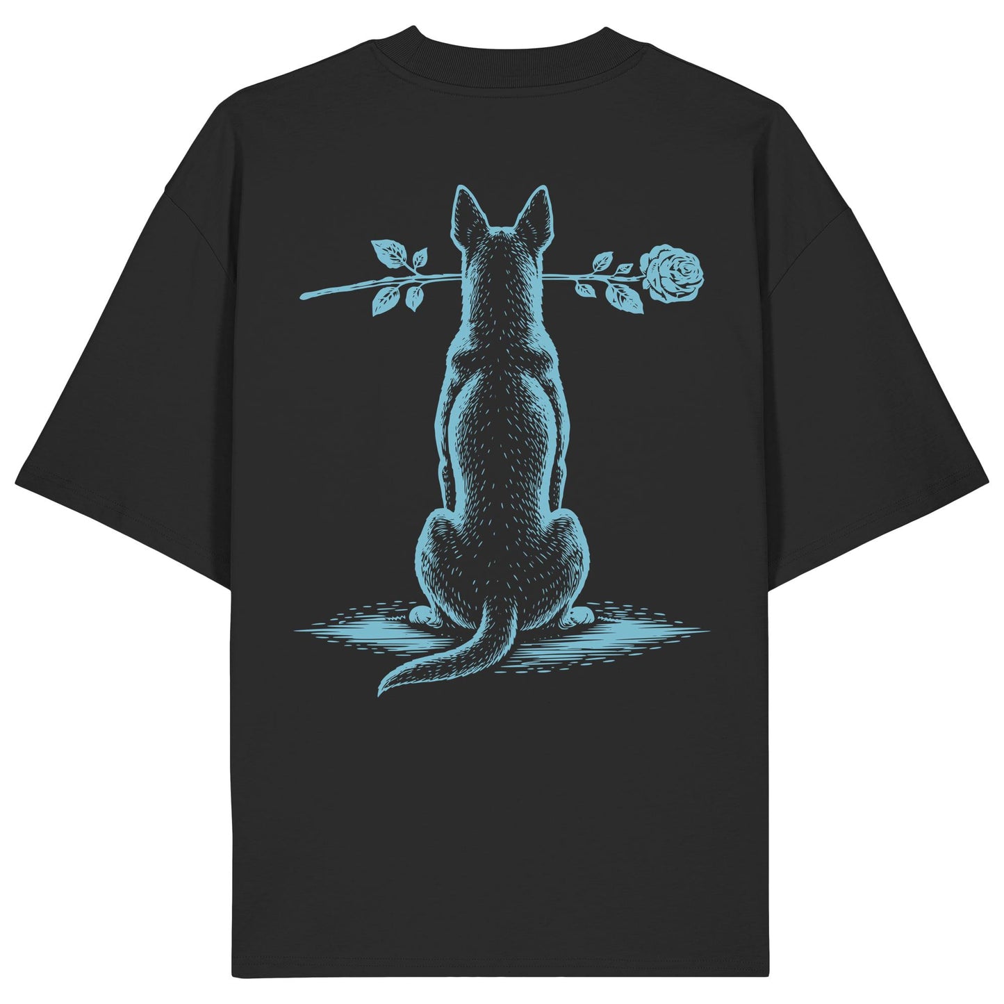 Silent Loyalty - Australian Kelpie - Organic Oversize Shirt