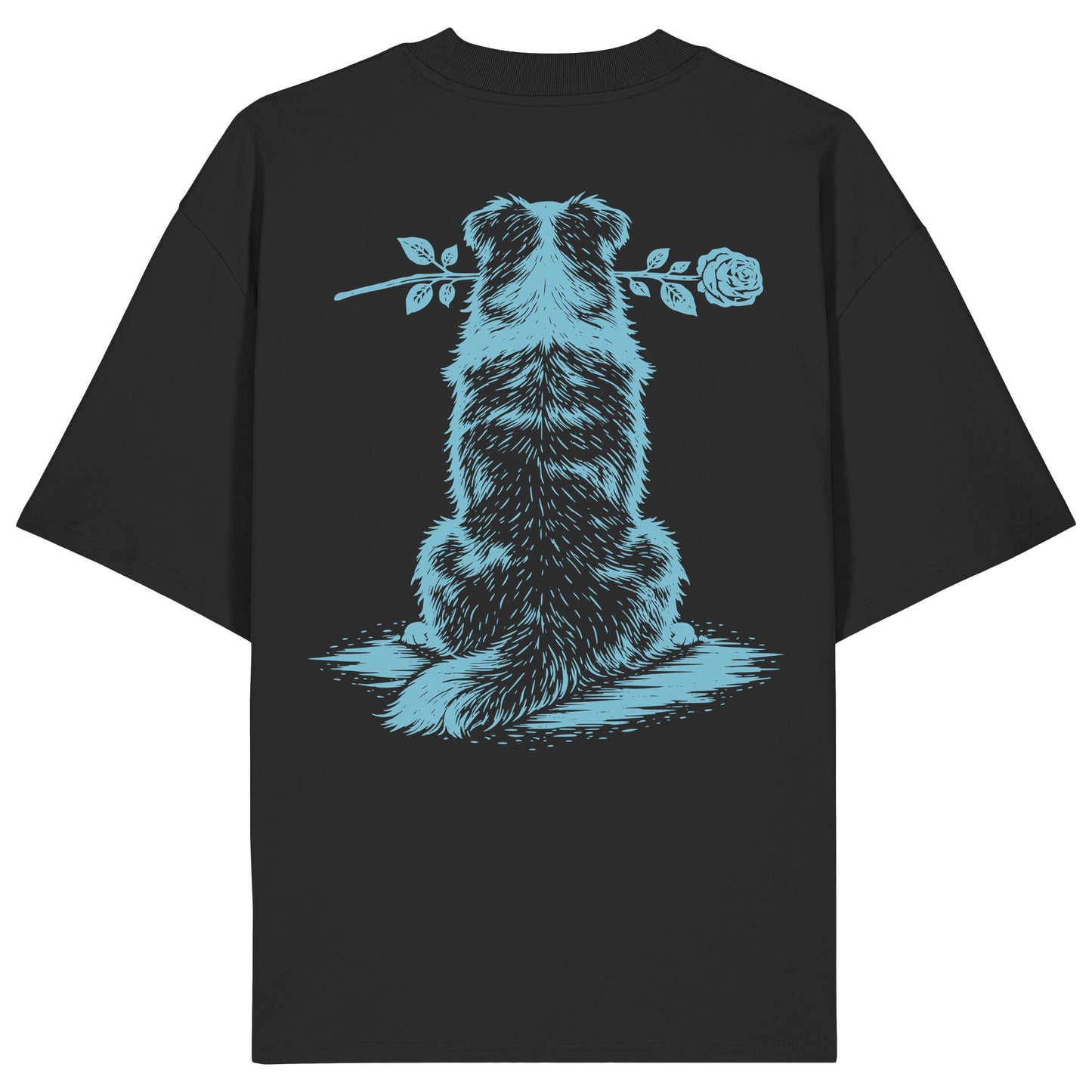 Silent Loyalty - Australian Shepherd - Organic Oversize Shirt