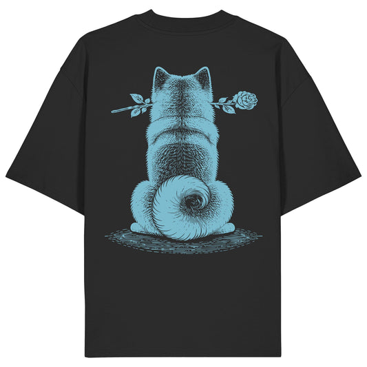 Silent Loyalty - American Akita - Organic Oversize Shirt