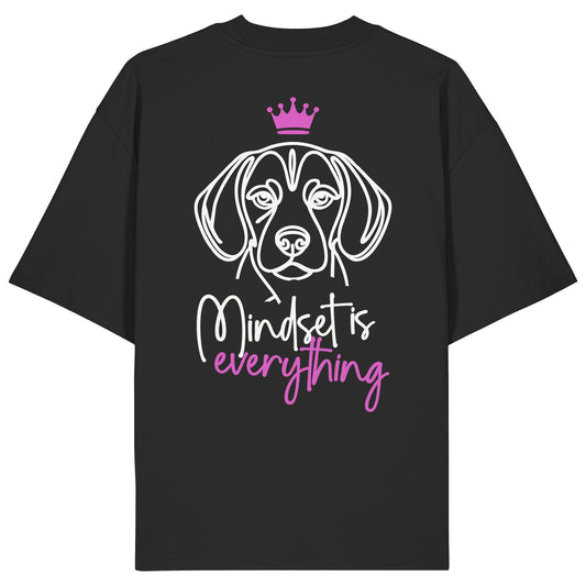Beagle - Mindset is everything - Organic Oversize Shirt