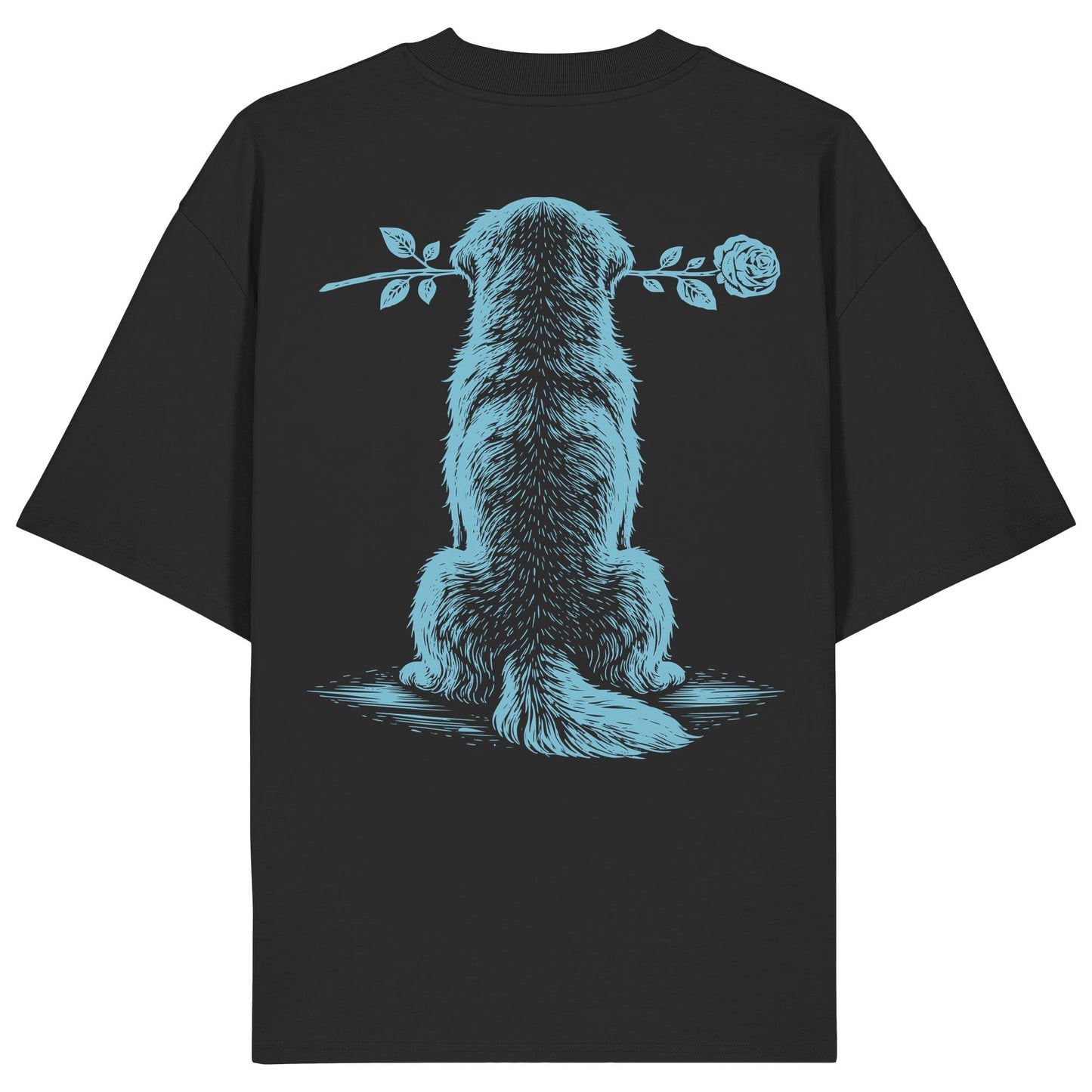 Silent Loyalty - Golden Retriever - Organic Oversize Shirt