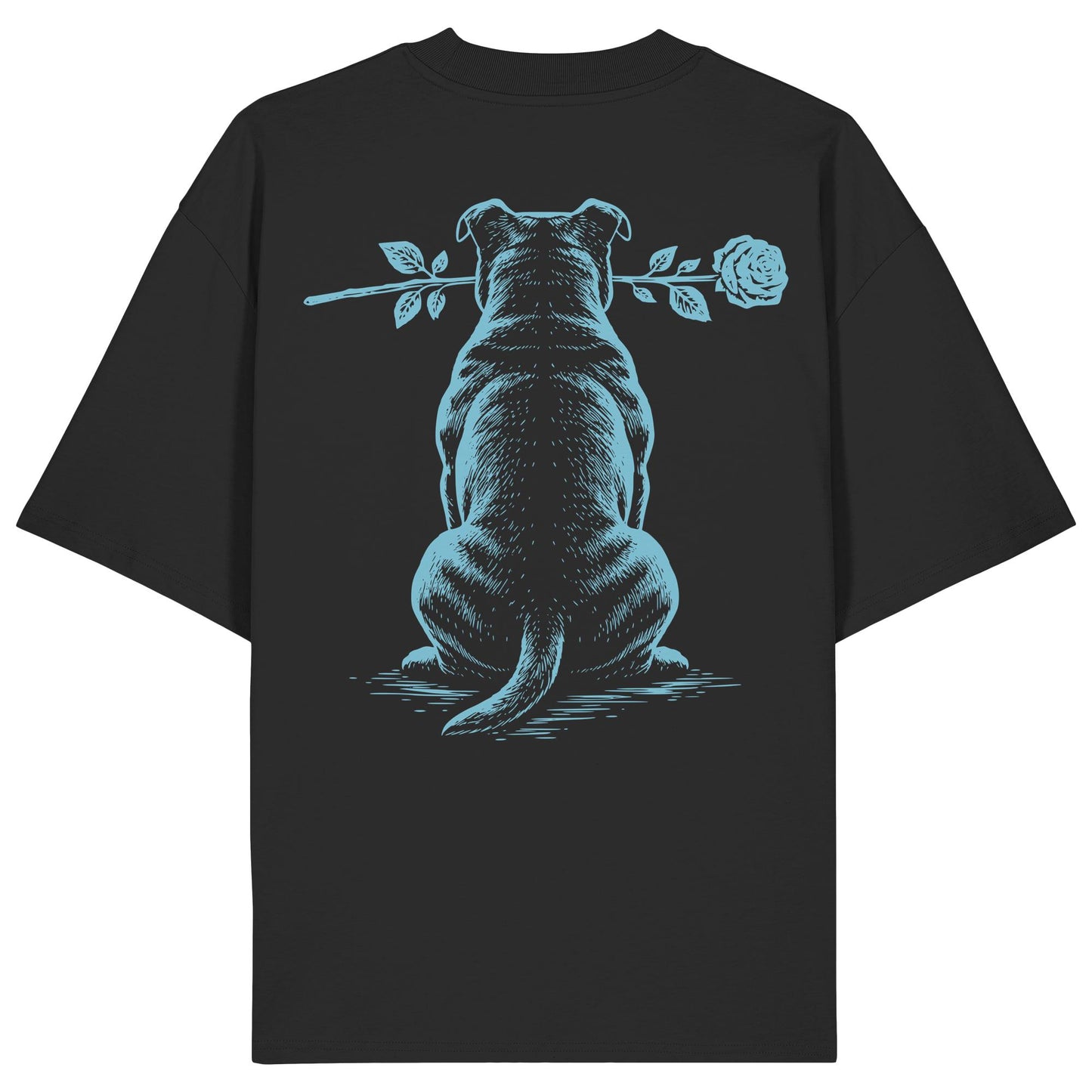 Silent Loyalty - Staffordshire Bullterrier - Organic Oversize Shirt