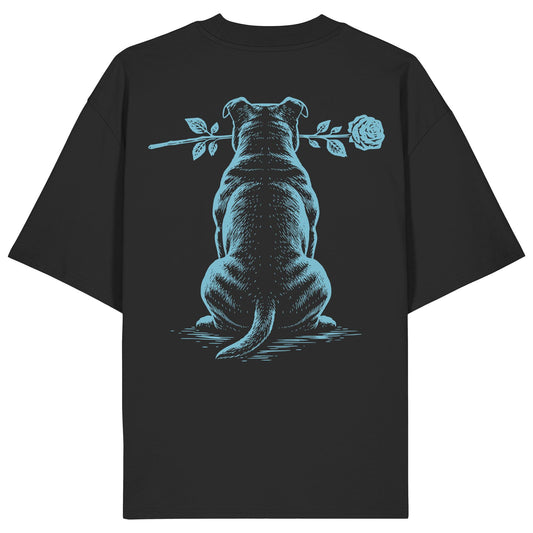 Silent Loyalty - Staffordshire Bullterrier - Organic Oversize Shirt