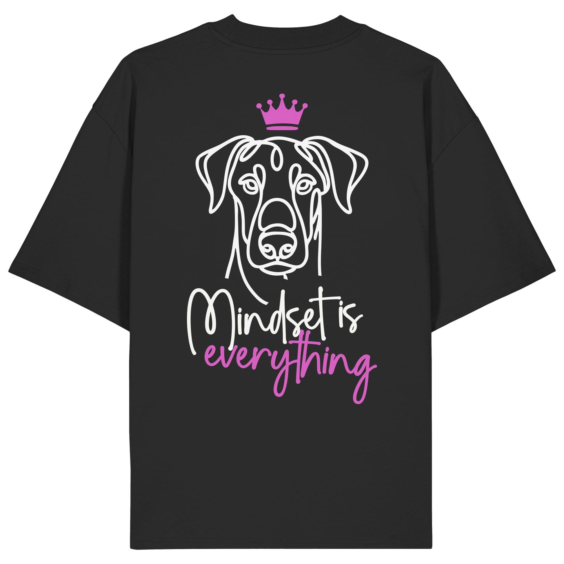 Dobermann - Mindset is everything - Organic Oversize Shirt