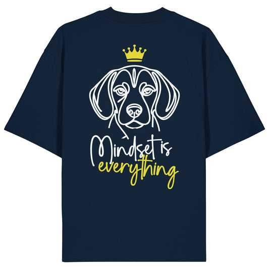 Beagle - Mindset is everything - Organic Oversize Shirt