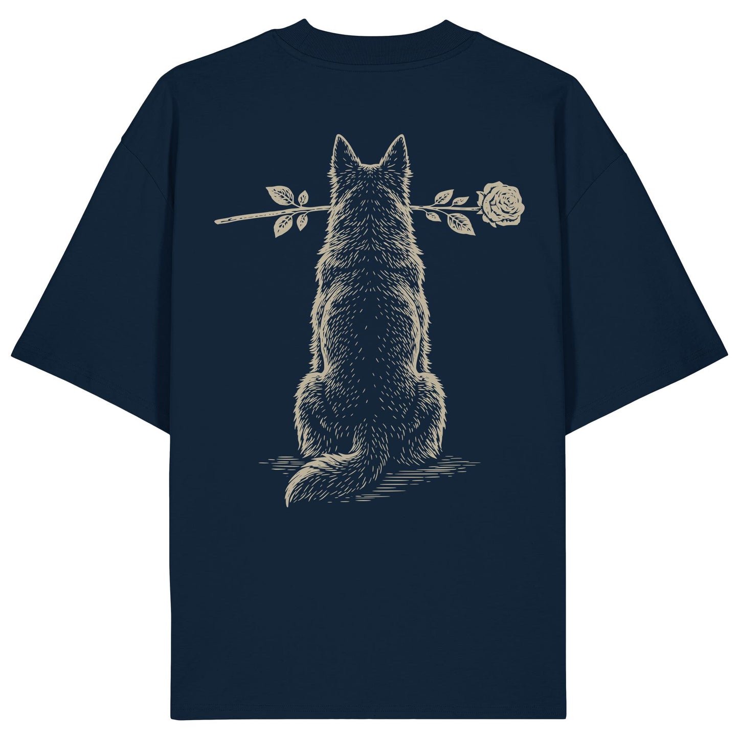 Silent Loyalty - Altdeutscher Schäferhund - Organic Oversize Shirt