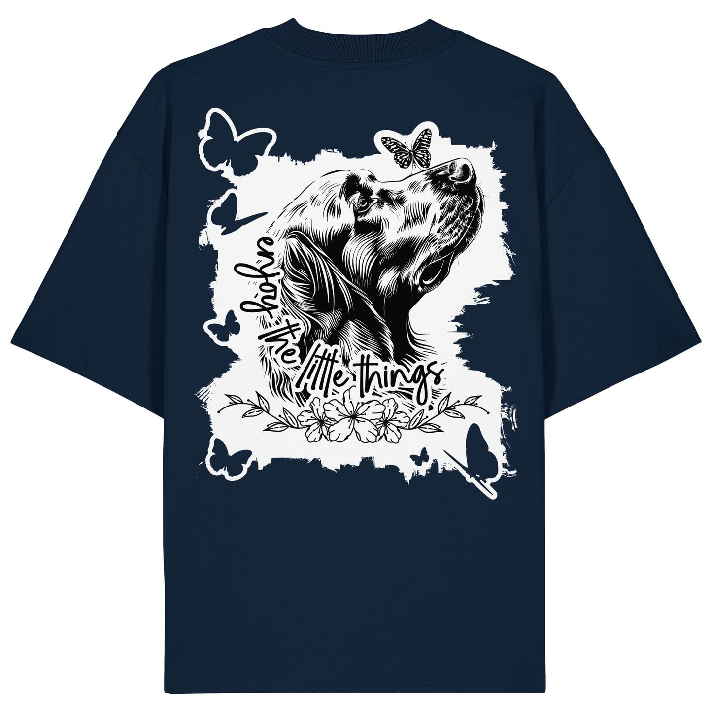 Golden Retriever - enjoy the little things - Organic Oversize Shirt