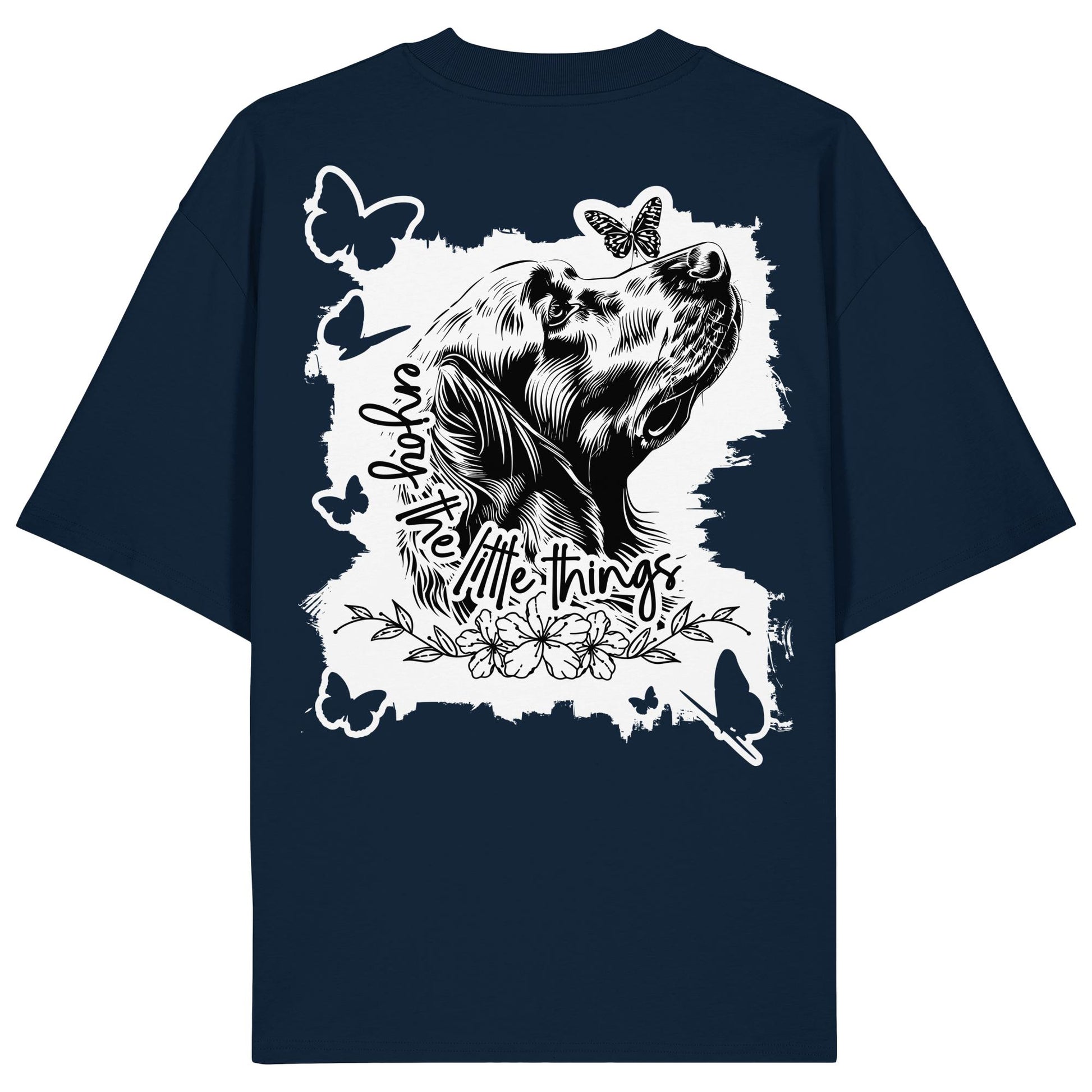 Golden Retriever - enjoy the little things - Organic Oversize Shirt