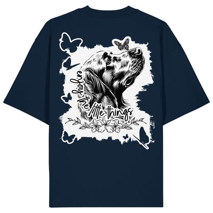 Golden Retriever - enjoy the little things - Organic Oversize Shirt