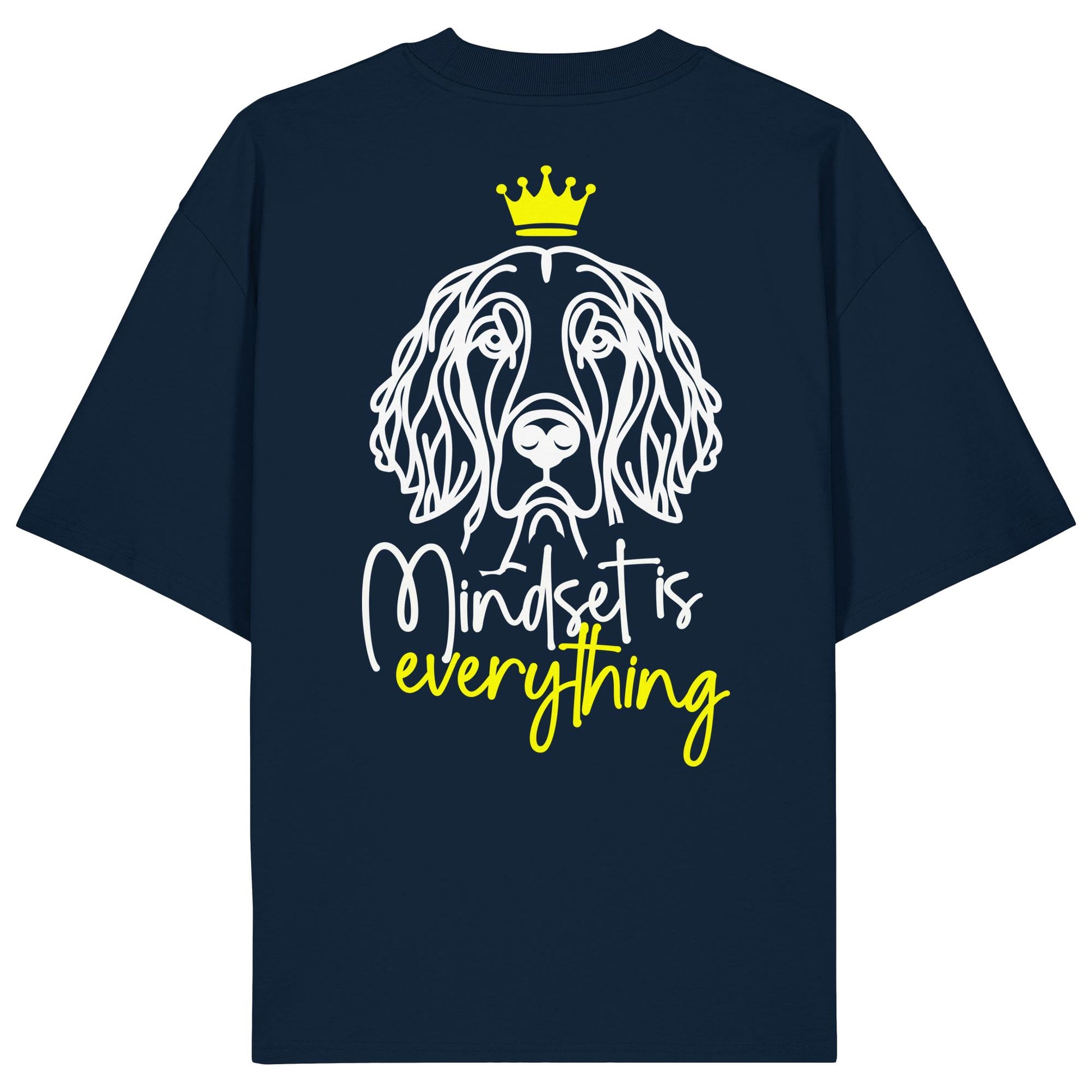 English Setter - Mindset is everything - Organic Oversize Shirt