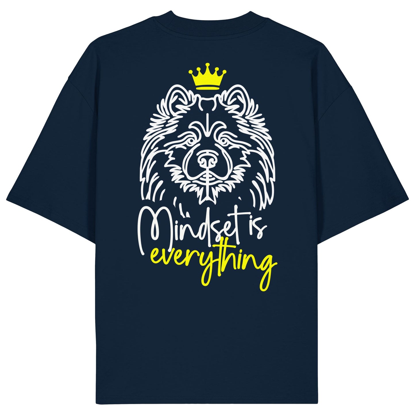 Wolfsspitz - Mindset is everything - Organic Oversize Shirt
