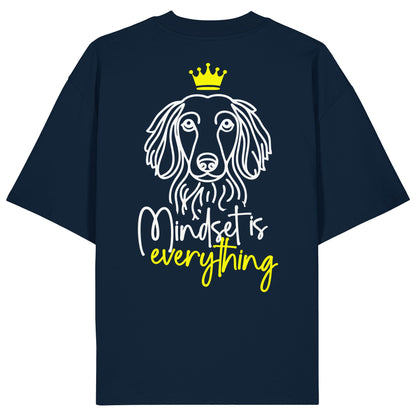 Dackel (Langhaar) - Mindset is everything - Organic Oversize Shirt