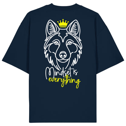 Wolfhund - Mindset is everything - Organic Oversize Shirt