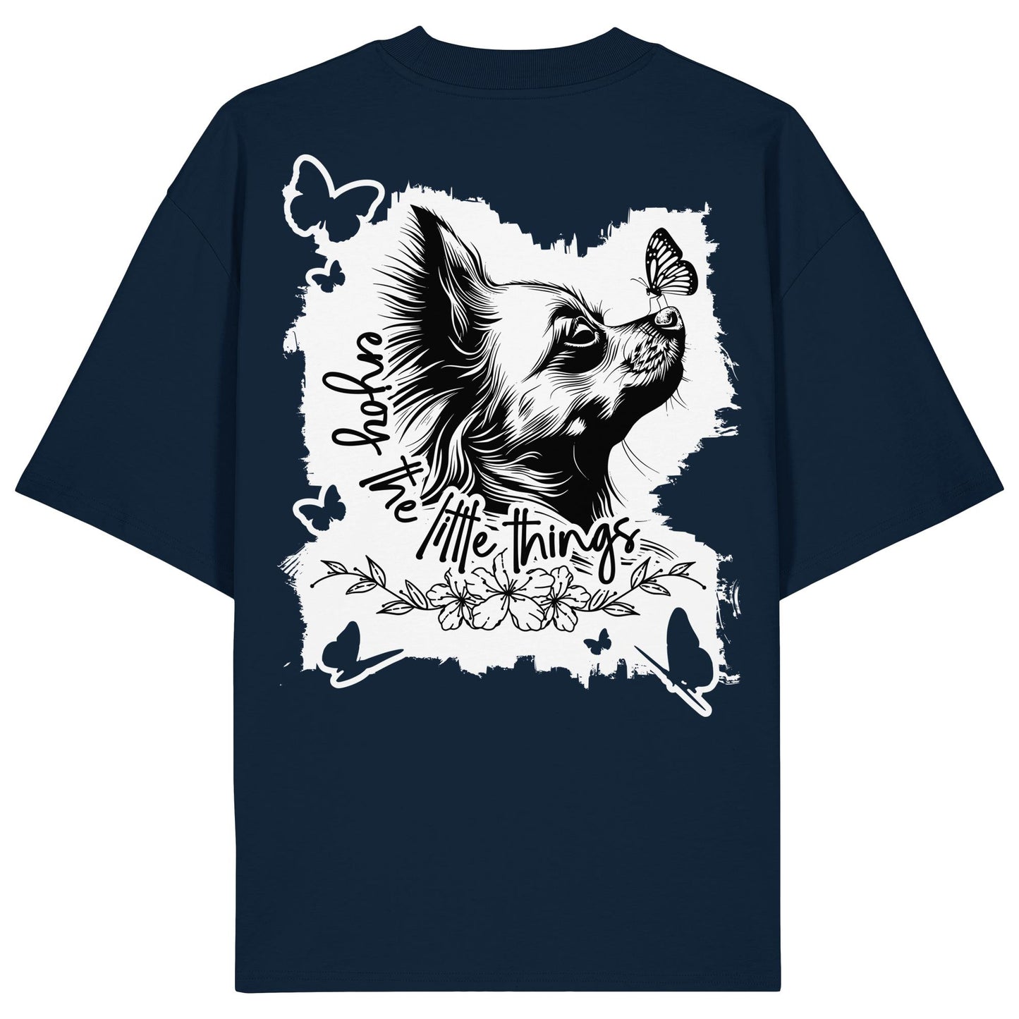 Chihuahua (Langhaar) - enjoy the little things - Organic Oversize Shirt