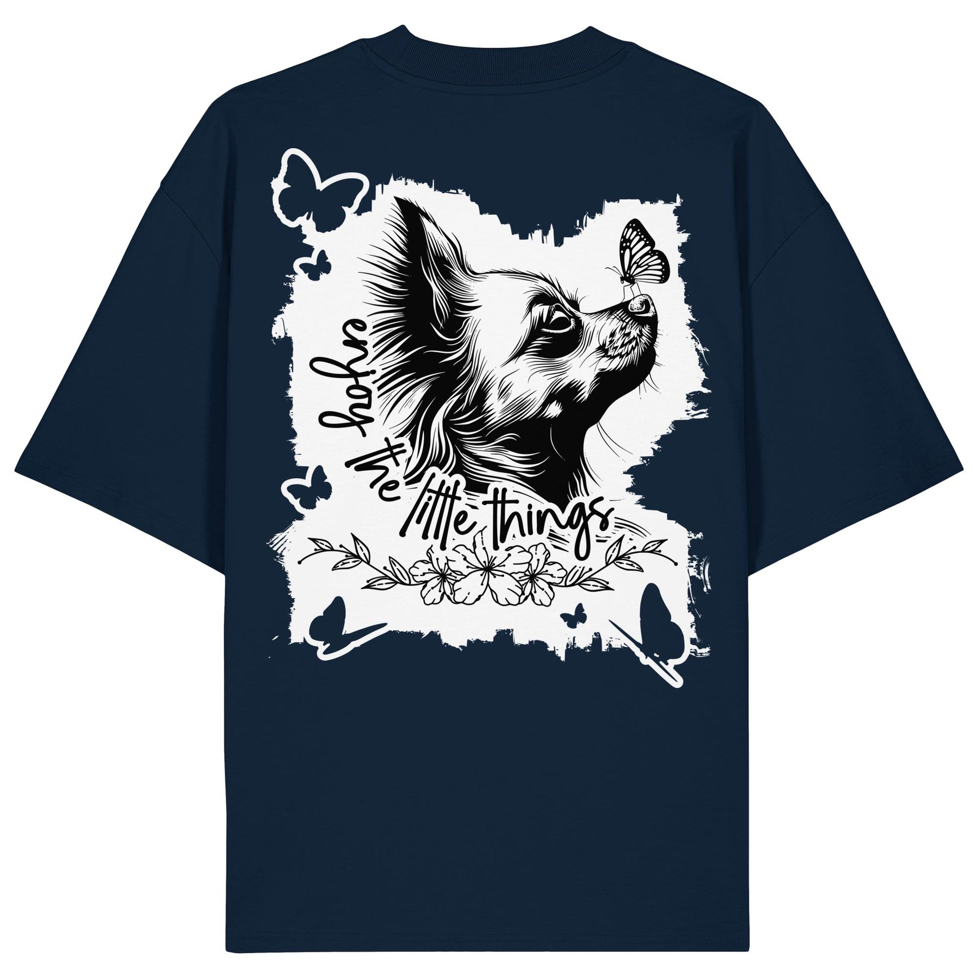 Chihuahua (Langhaar) - enjoy the little things - Organic Oversize Shirt