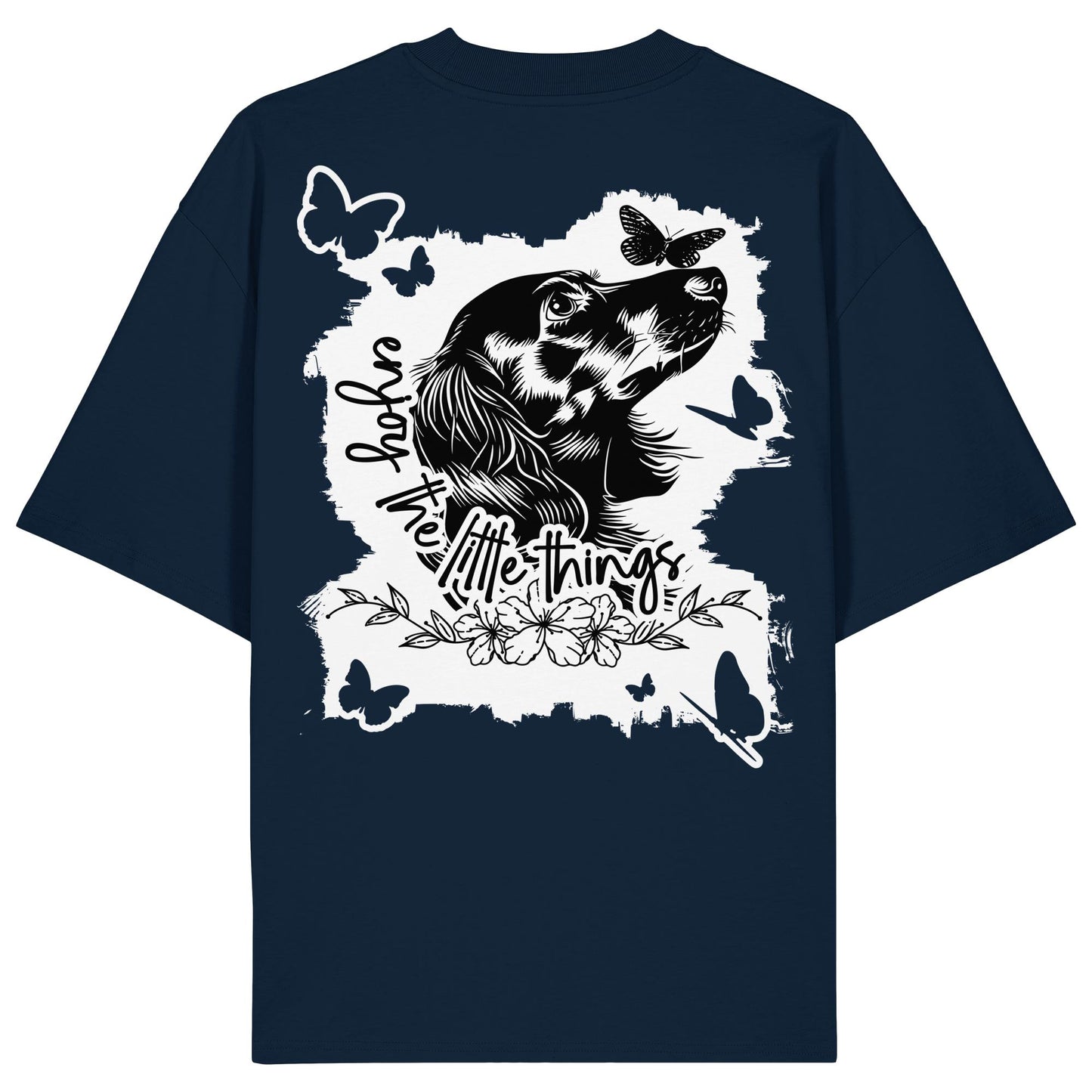 Dackel (Langhaar) - enjoy the little things - Organic Oversize Shirt