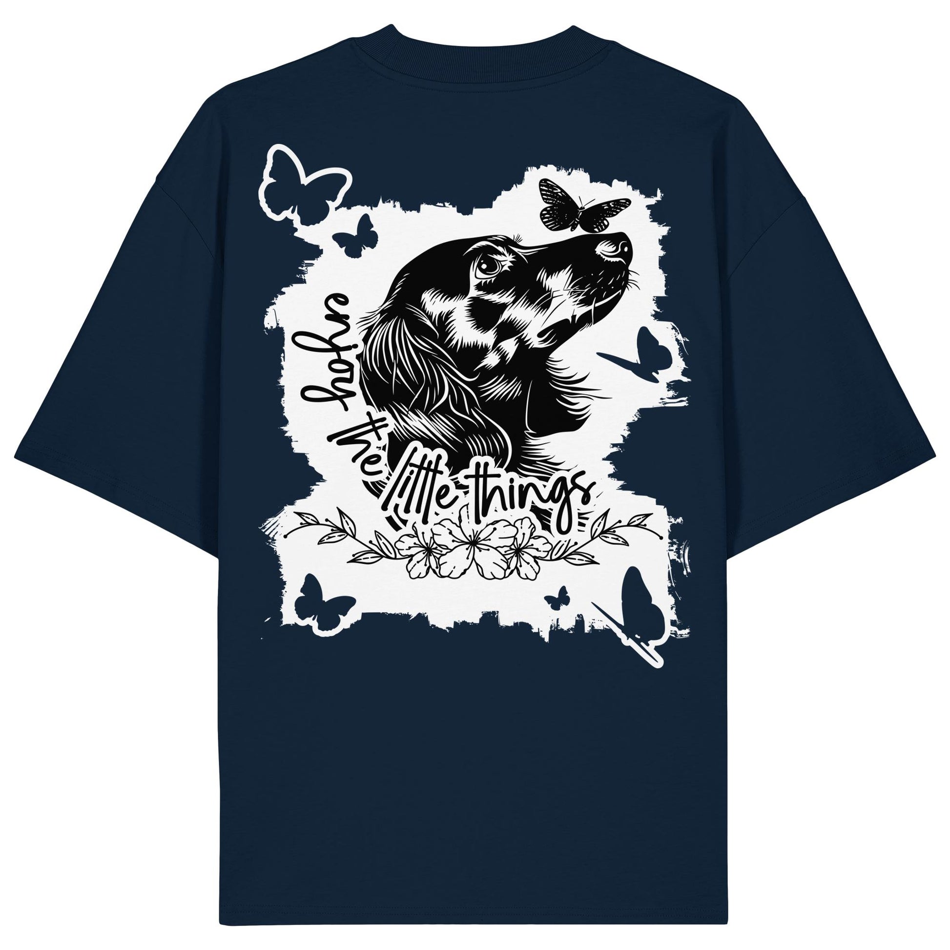 Dackel (Langhaar) - enjoy the little things - Organic Oversize Shirt