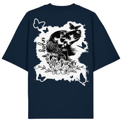 Dackel (Langhaar) - enjoy the little things - Organic Oversize Shirt