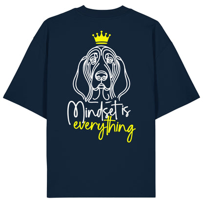 Basset Hound - Mindset is everything - Organic Oversize Shirt
