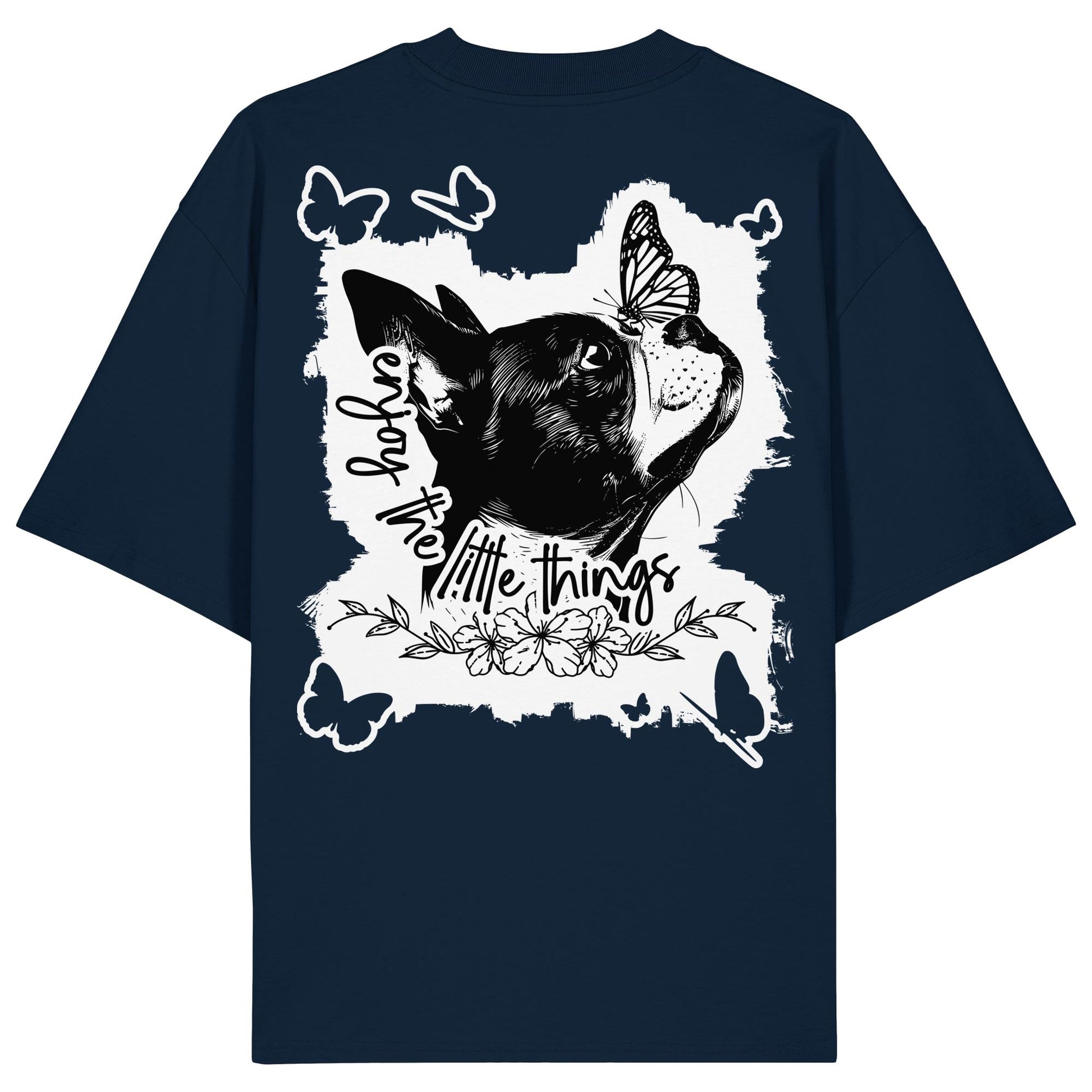 Boston Terrier - enjoy the little things - Organic Oversize Shirt