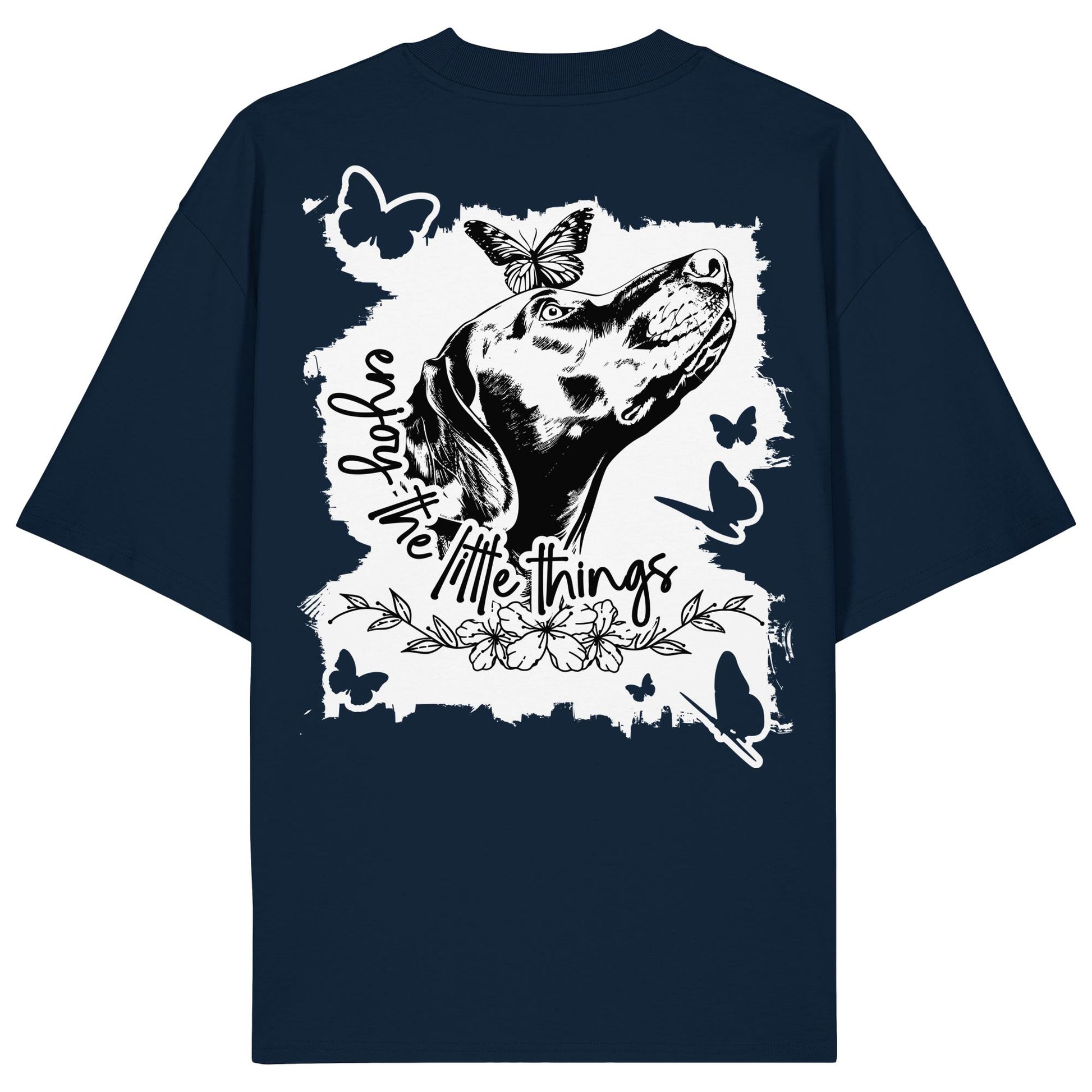 Weimaraner - enjoy the little things - Organic Oversize Shirt