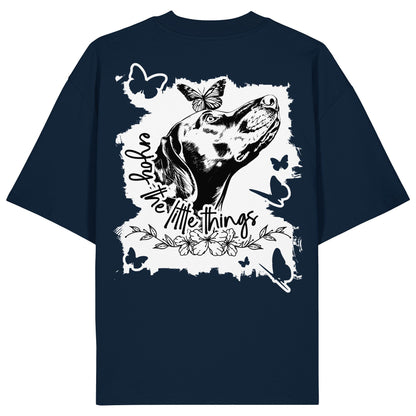 Weimaraner - enjoy the little things - Organic Oversize Shirt