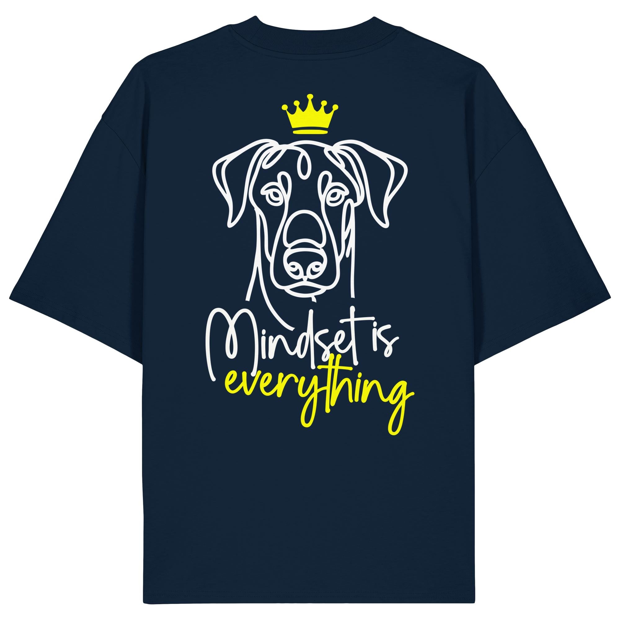 Dobermann - Mindset is everything - Organic Oversize Shirt