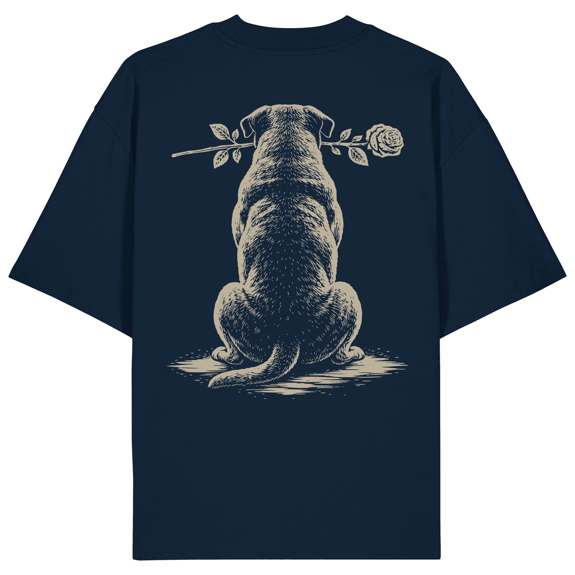 Silent Loyalty - Bordeauxdogge - Organic Oversize Shirt