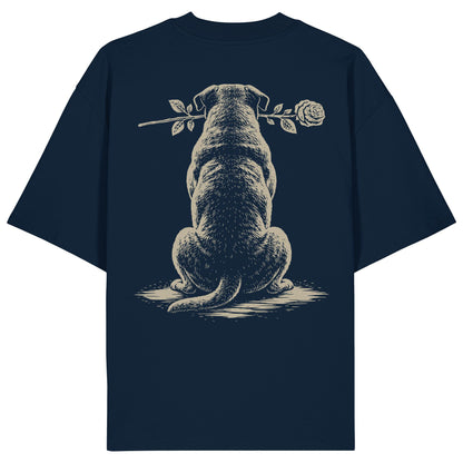 Silent Loyalty - Bordeauxdogge - Organic Oversize Shirt