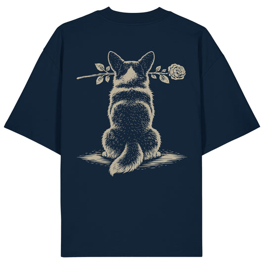 Silent Loyalty - Corgi - Organic Oversize Shirt