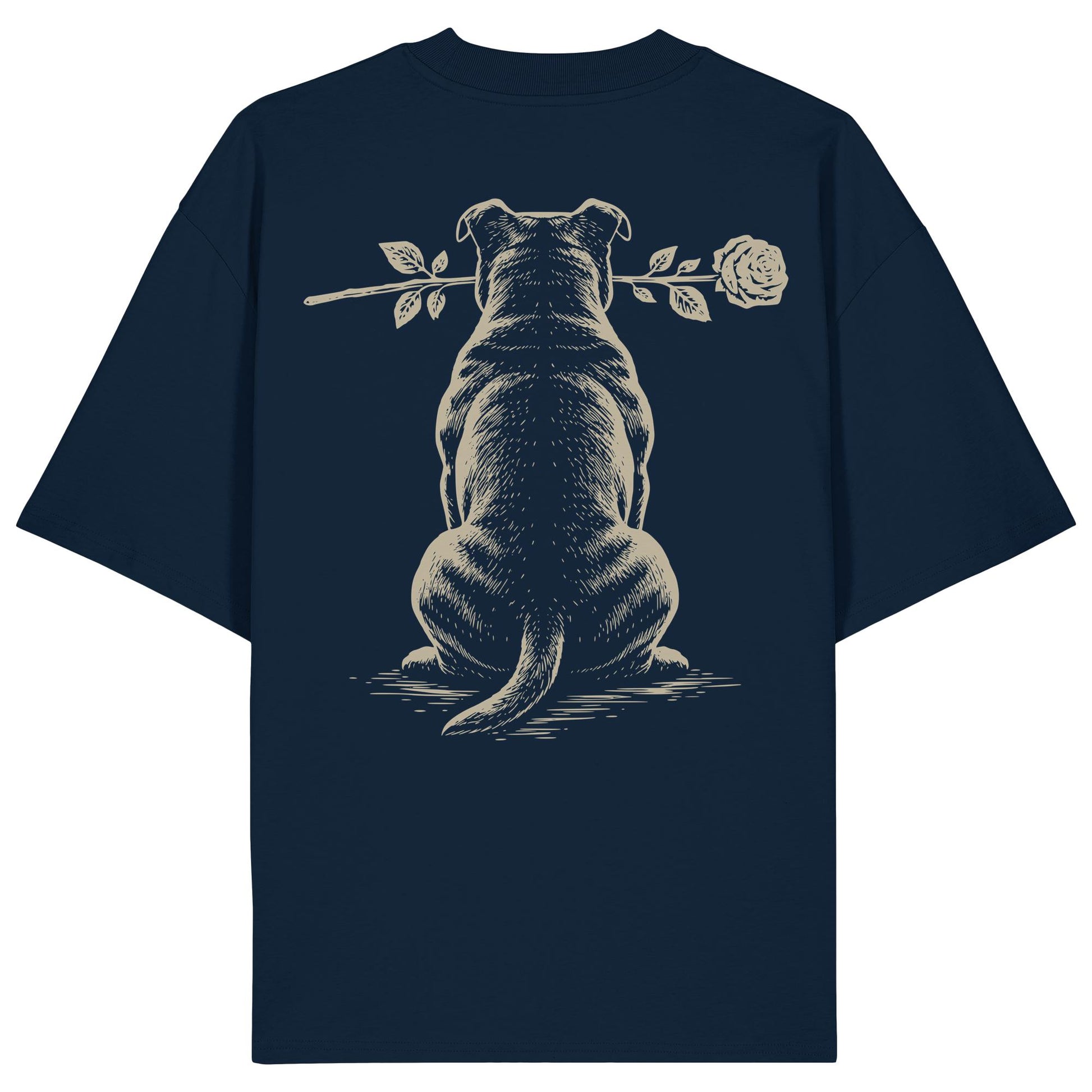 Silent Loyalty - Staffordshire Bullterrier - Organic Oversize Shirt