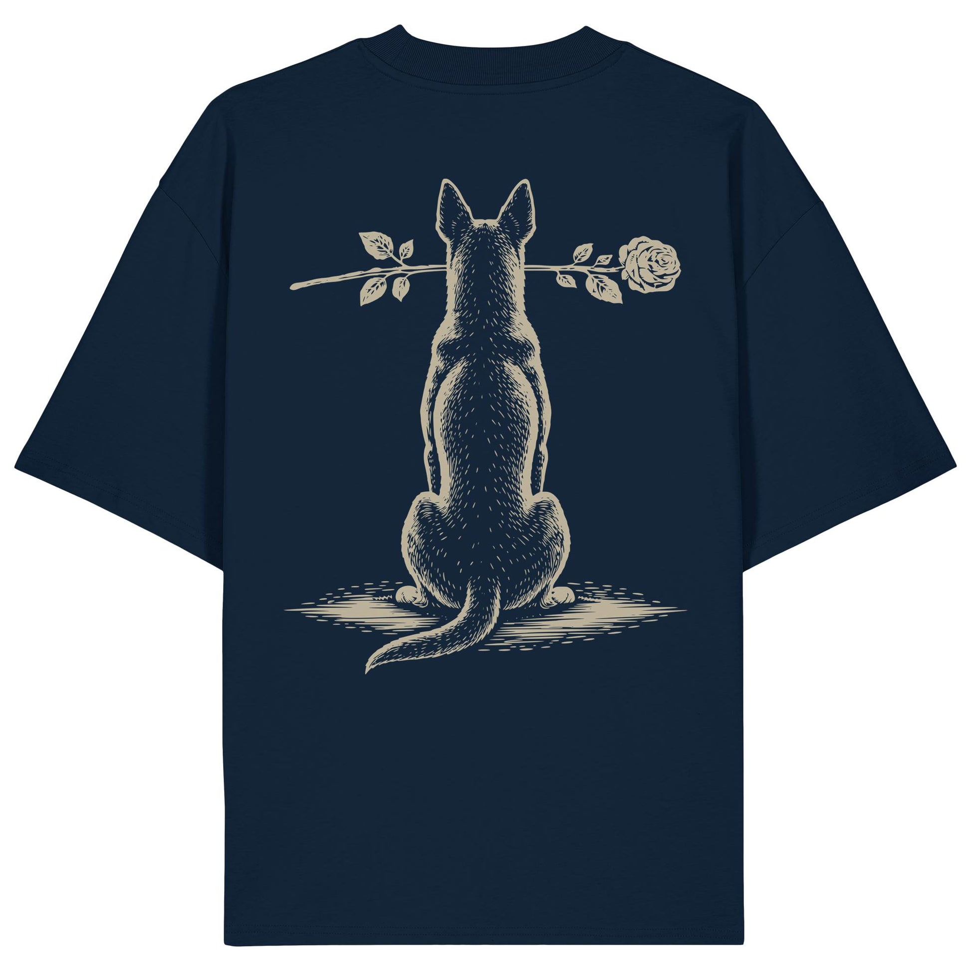 Silent Loyalty - Australian Kelpie - Organic Oversize Shirt