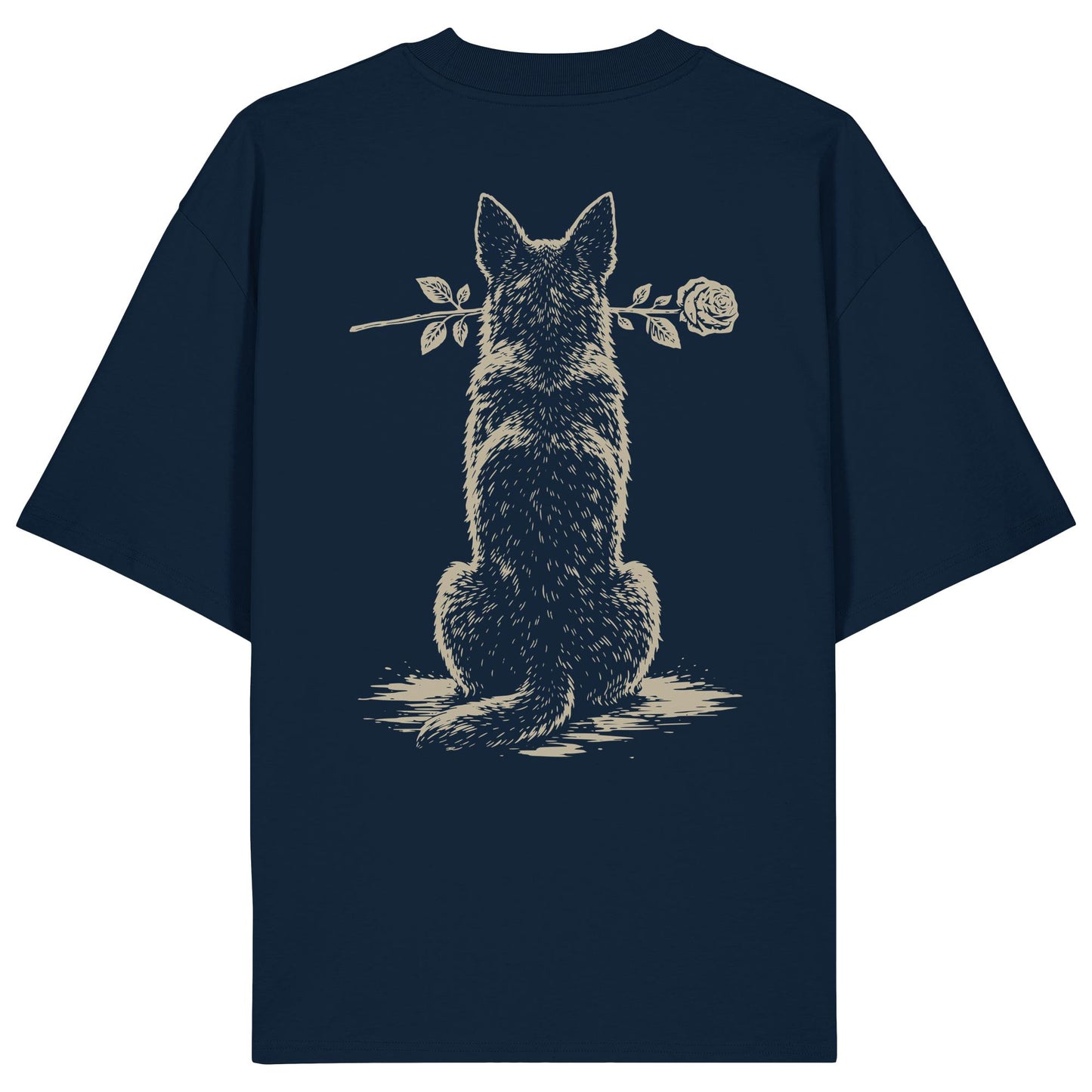 Silent Loyalty - Australian Cattle Dog - Organic Oversize Shirt