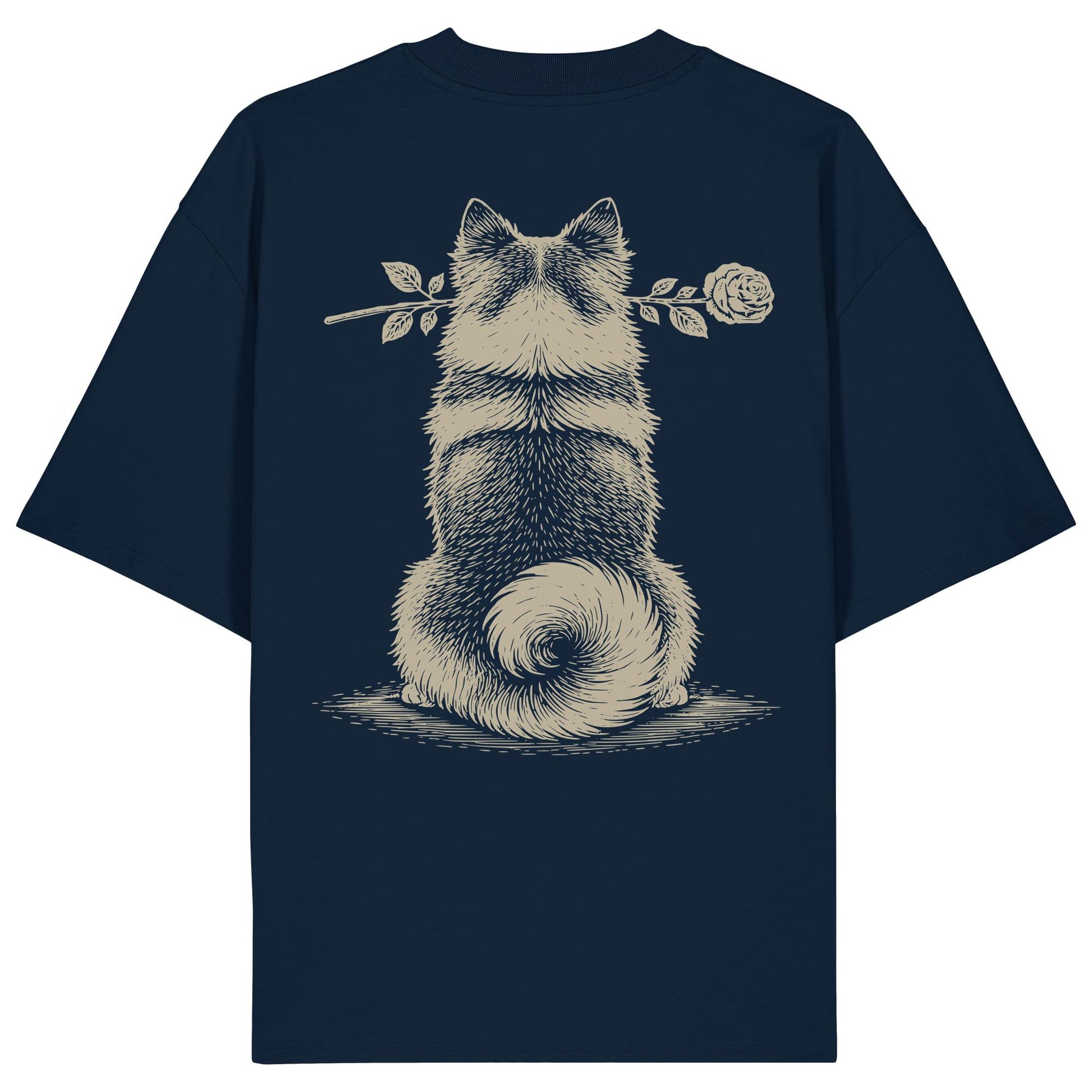 Silent Loyalty - Islandhund - Organic Oversize Shirt