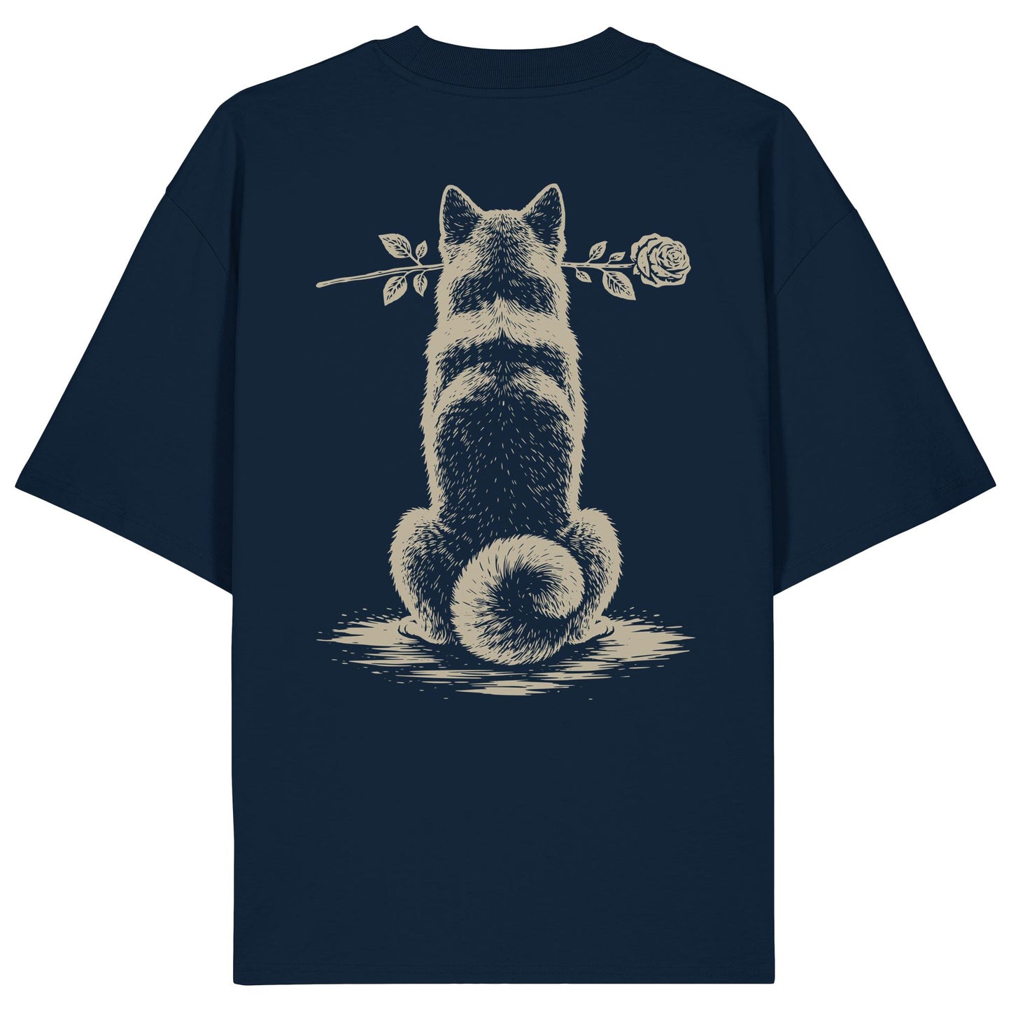 Silent Loyalty - Akita - Organic Oversize Shirt
