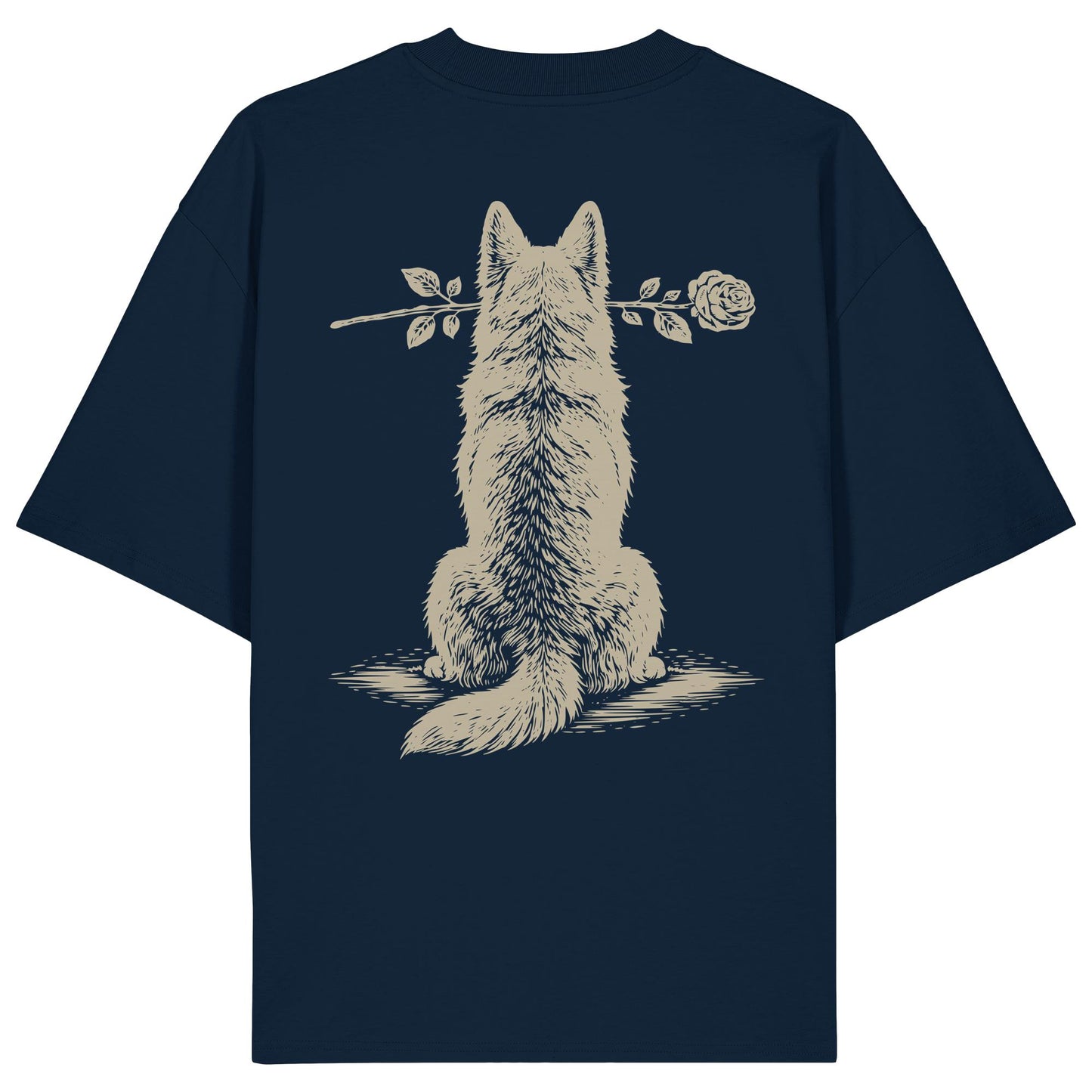 Silent Loyalty - Berger Blanc Suisse - Organic Oversize Shirt