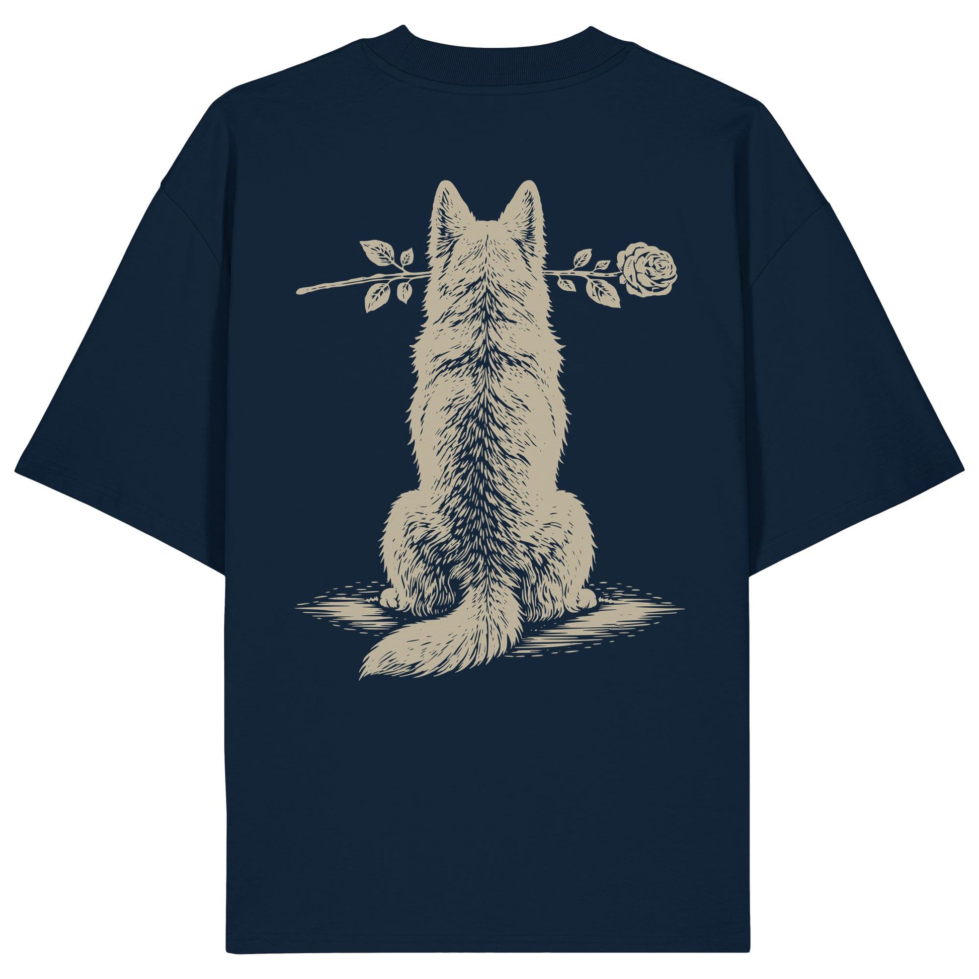 Silent Loyalty - Berger Blanc Suisse - Organic Oversize Shirt