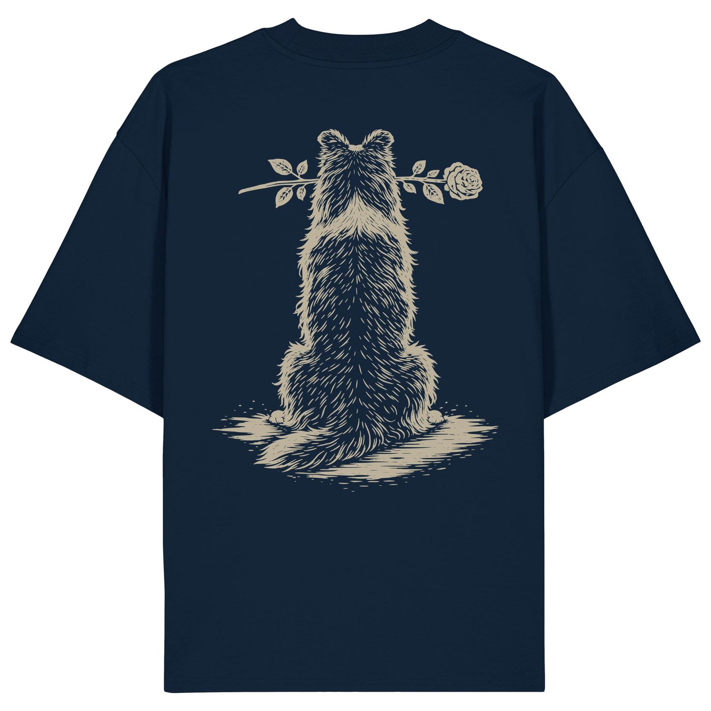 Silent Loyalty - Collie - Organic Oversize Shirt