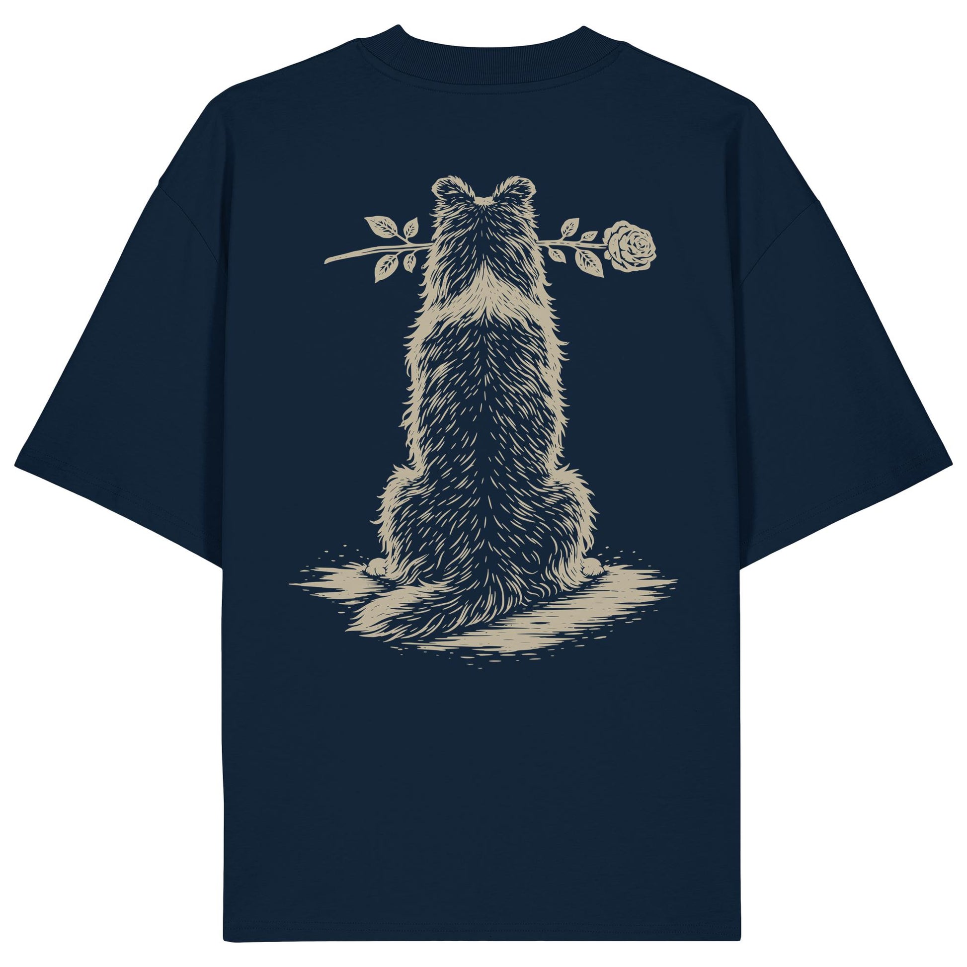 Silent Loyalty - Collie - Organic Oversize Shirt